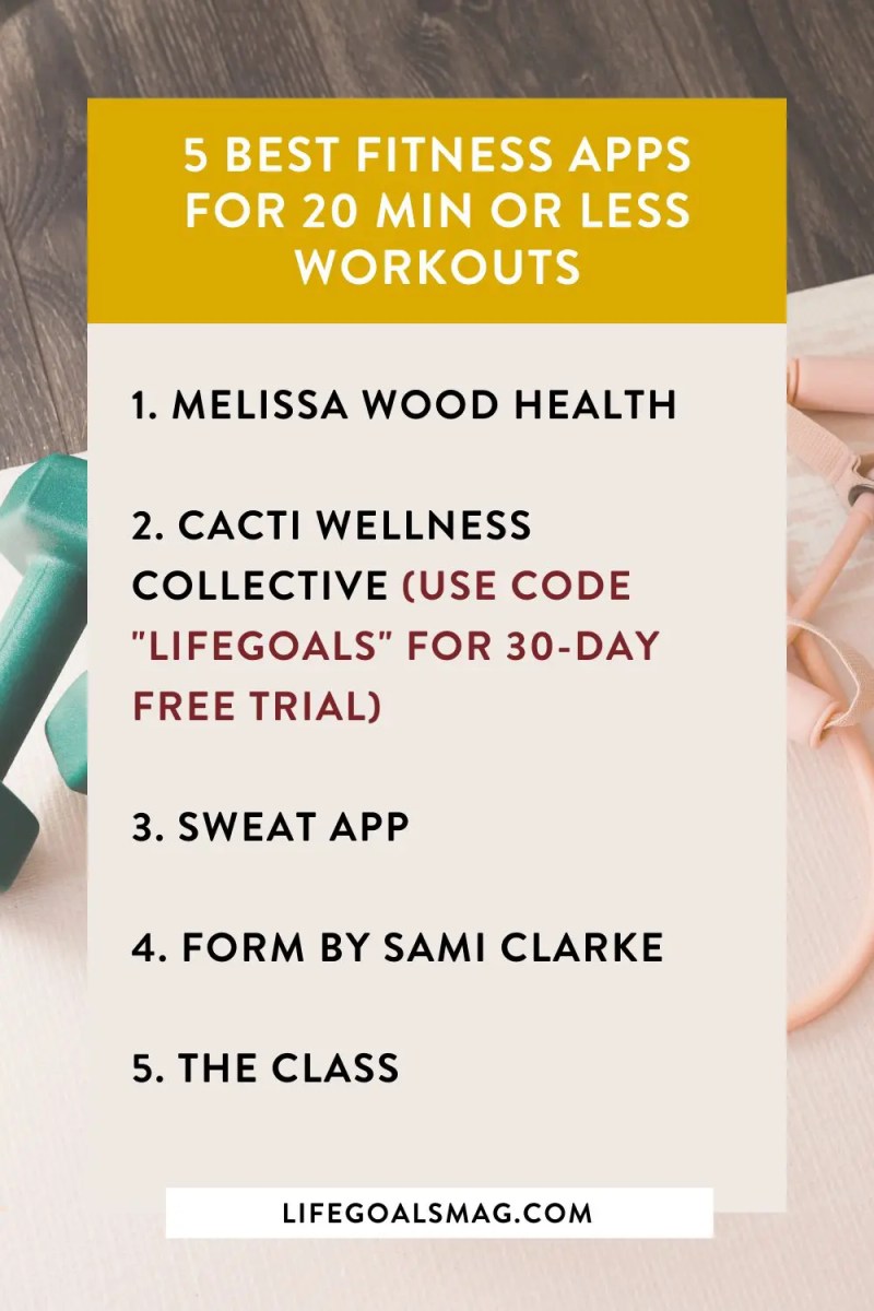 best fitness apps for women list